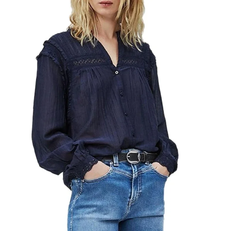 Pepe Jeans Shirts Trendy Button-Front Short Sleeve