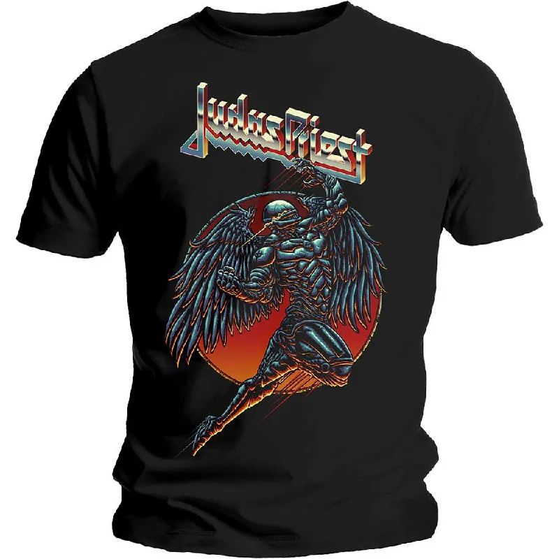 Judas Priest | Official Band T-Shirt | BTD Redeemer Mesh Blend Leather Blend Suede Blend Judas Priest | Official Band T-Shirt | BTD Redeemer Mesh Blend Leather Blend Suede Blend