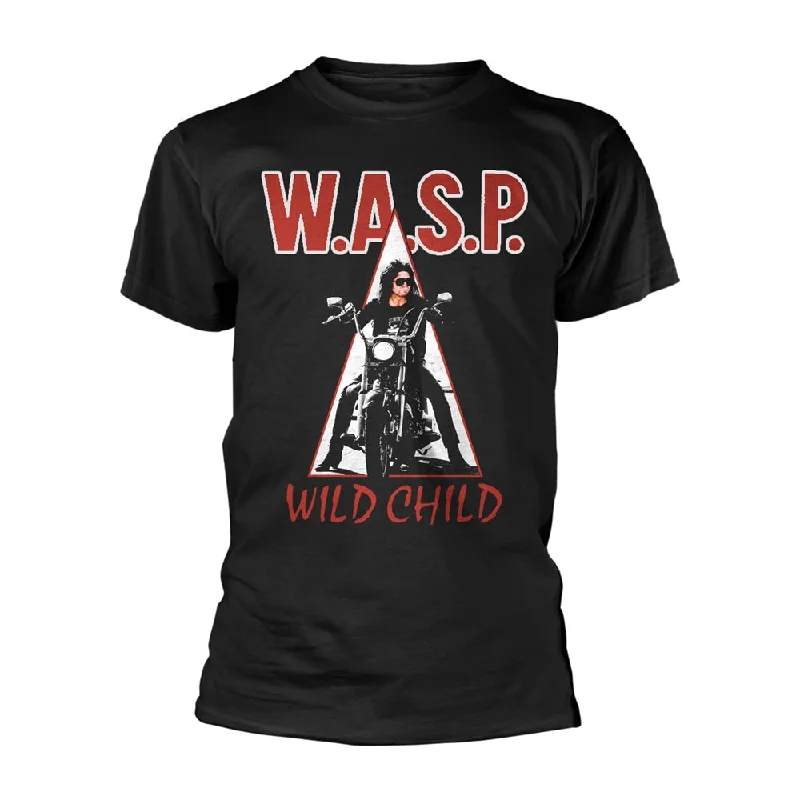 W.A.S.P. Unisex T-shirt: Wild Child Lace Blend Ribbed Blend Corduroy Blend