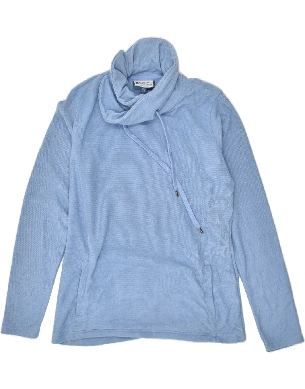 MOUNTAIN WAREHOUSE Womens Roll Neck Sweatshirt Jumper UK 14 Large Blue Hoodie with Camouflage Military Edgy MOUNTAIN WAREHOUSE Womens Roll Neck Sweatshirt Jumper UK 14 Large Blue Hoodie with Camouflage Military Edgy