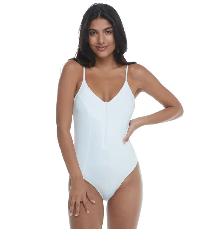 Body Glove Women's Smoothies Skylar Zip One Piece Swimsuit Snow Playful Pattern Swimsuit Body Glove Women's Smoothies Skylar Zip One Piece Swimsuit Snow Playful Pattern Swimsuit