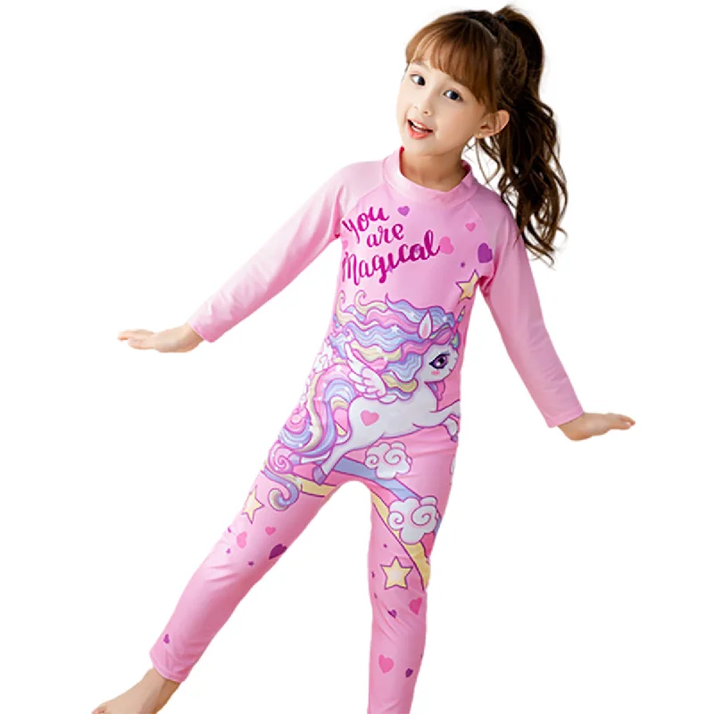 Fancydresswale Unicorn Princess Full sleeve Swimsuit for kids Classic Sporty Swimsuit Fancydresswale Unicorn Princess Full sleeve Swimsuit for kids Classic Sporty Swimsuit