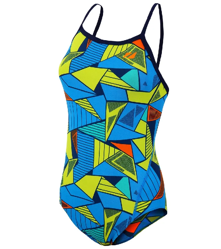 Zone3 Girls Strap Back Prism 2.0 Swimsuit Black/Yellow/Green/White Vibrant Bikini Bottoms Zone3 Girls Strap Back Prism 2.0 Swimsuit Black/Yellow/Green/White Vibrant Bikini Bottoms