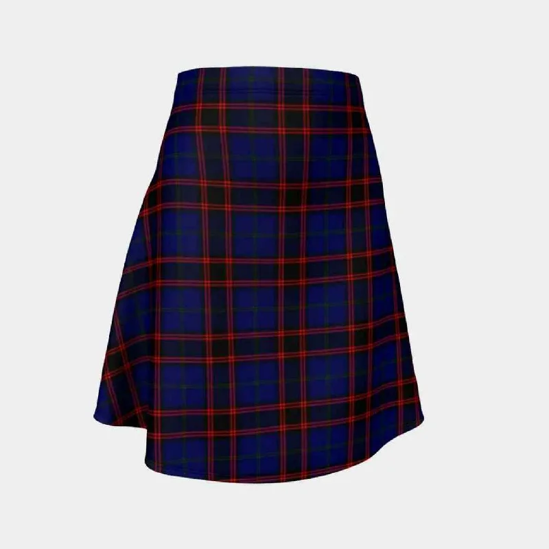 Home Modern Tartan Flared Skirt wool skirt sturdy